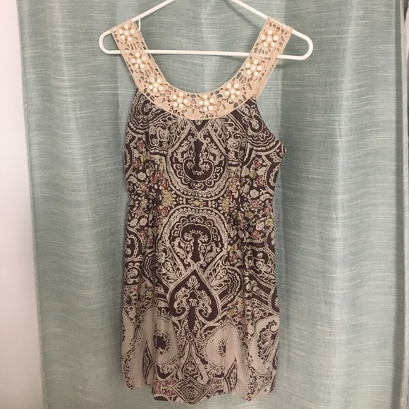 FREE PEOPLE Floral & Paisley Mini Size 0 EUC - Picture 3 of 7